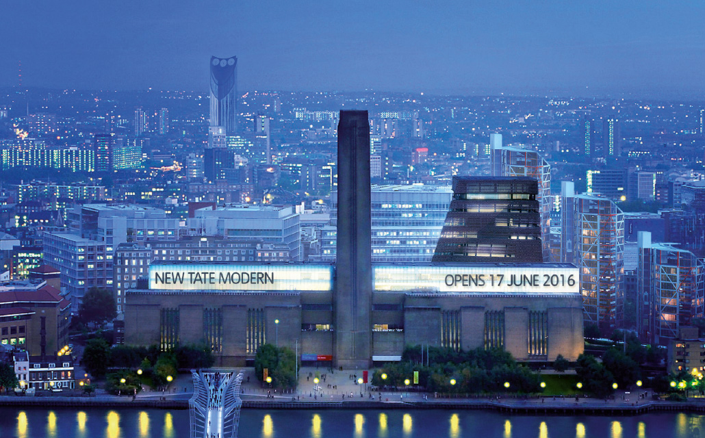 New Tate Modern, Hayes Davidson y Herzog & de Meuron.
