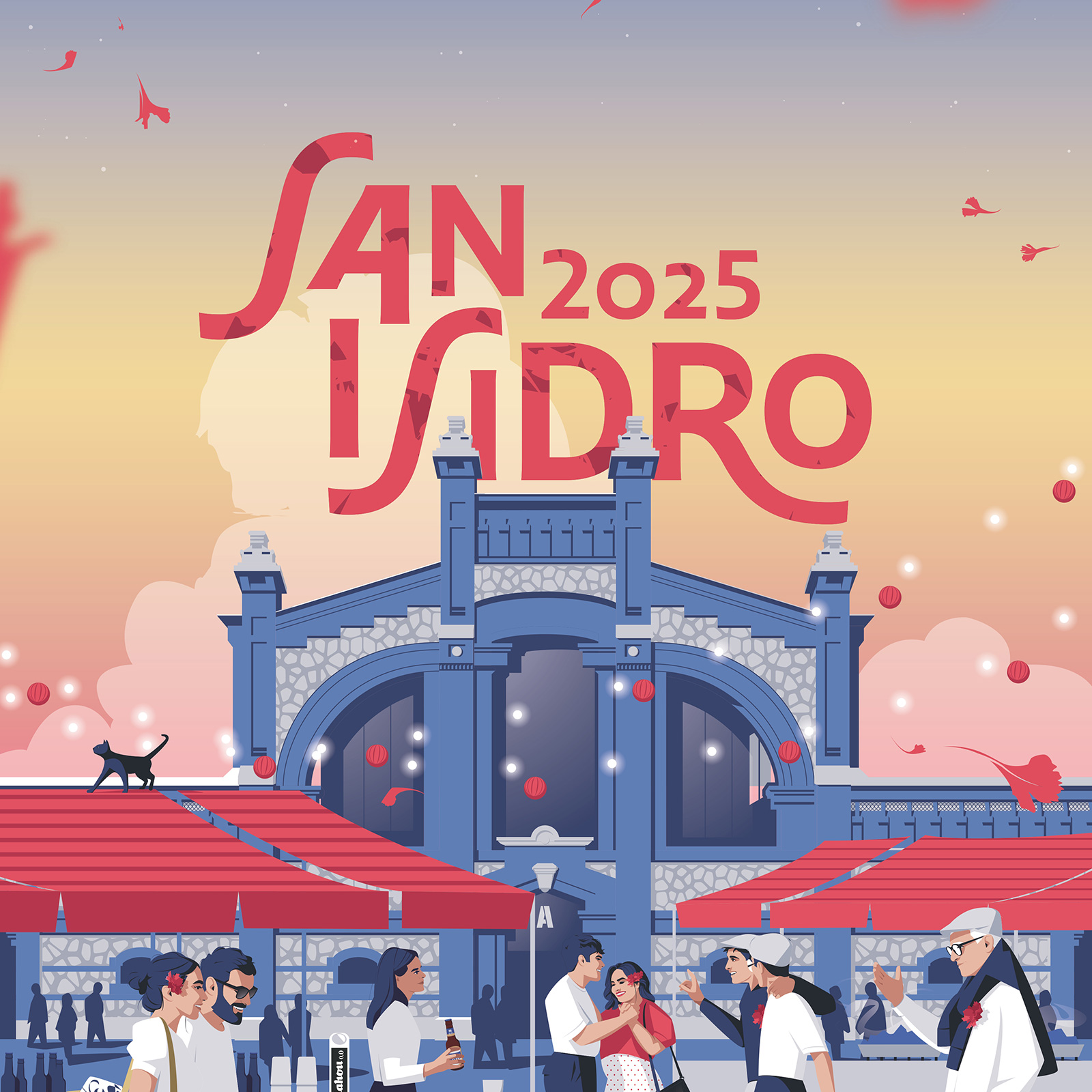 Cartel para San Isidro 2025 de El Chico Llama
