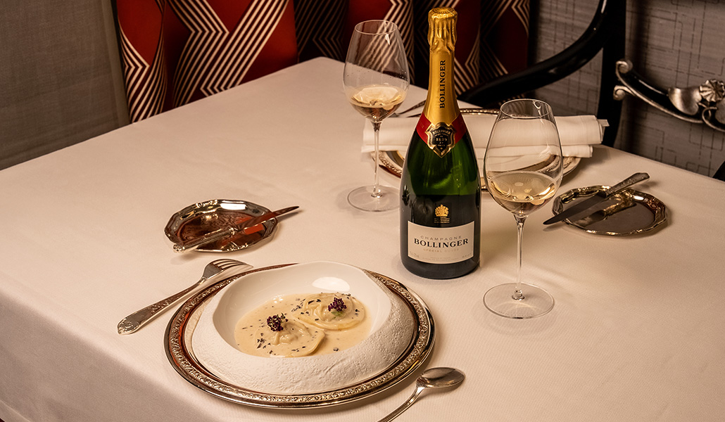 Menú castizo de Bollinger en Zalacaín para San Isidro 2025