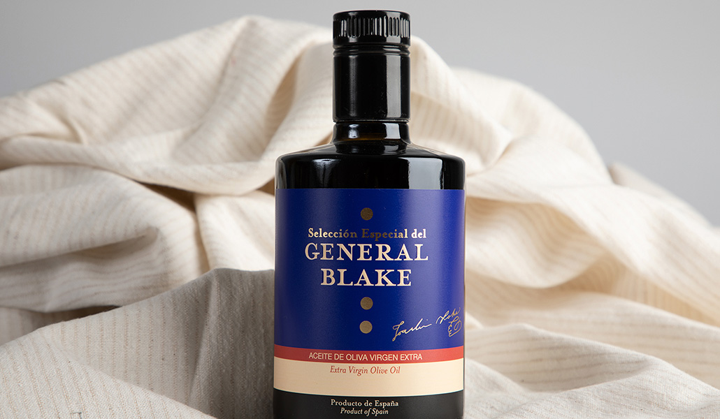 Nueva botella General Blake. Usos del AOVE