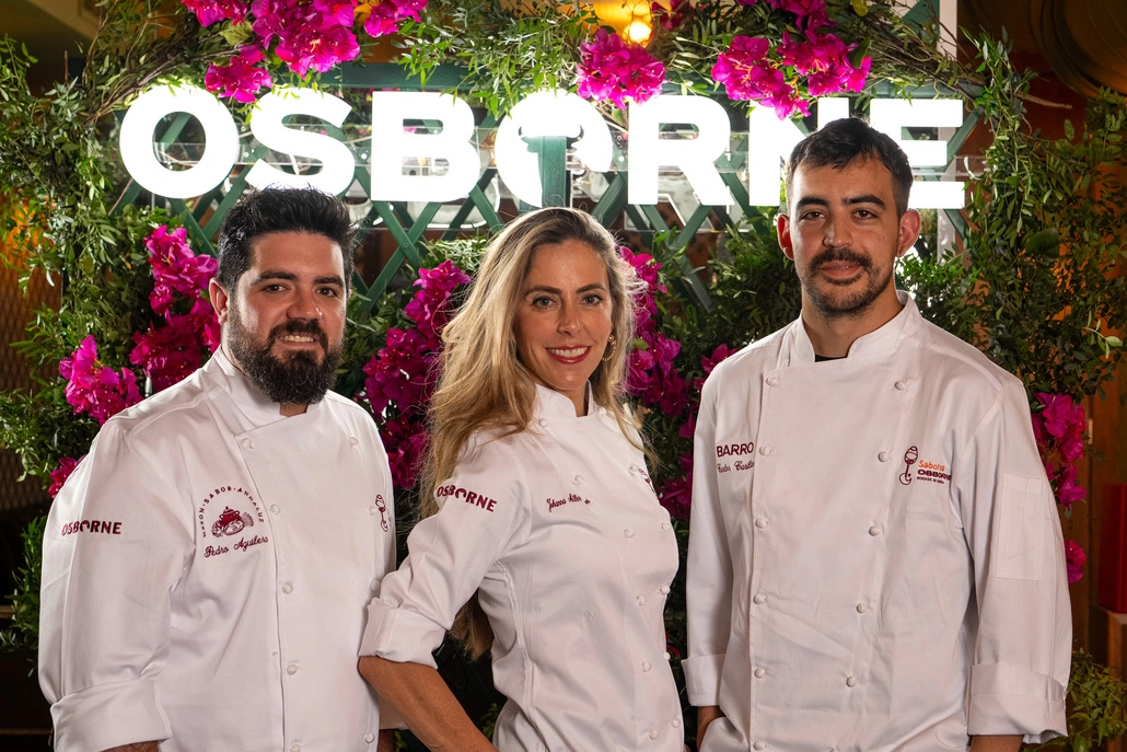 Pedro Aguilera, Johanna von Müller y Carlos Casillas para Saborea Osborne 2025