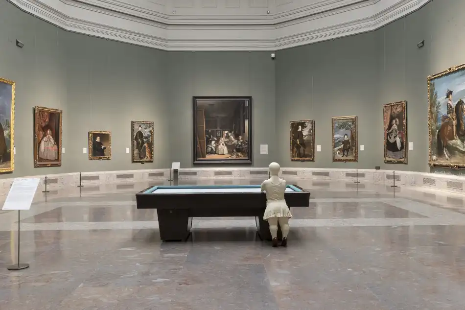Instalación de las obras de la exposición “Juan Muñoz. Historias de Arte” en la sala 12 del edificio Villanueva del Museo Nacional del Prado. Foto ©Museo Nacional del Prado