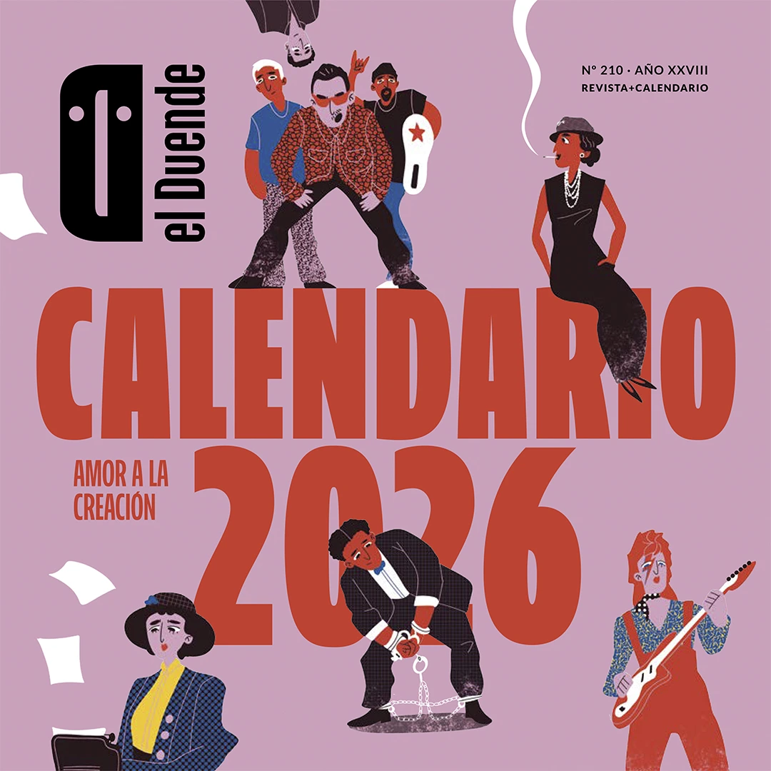 portada de la edición 210 de la revista el duende. Calendario de la Cultura 2026
