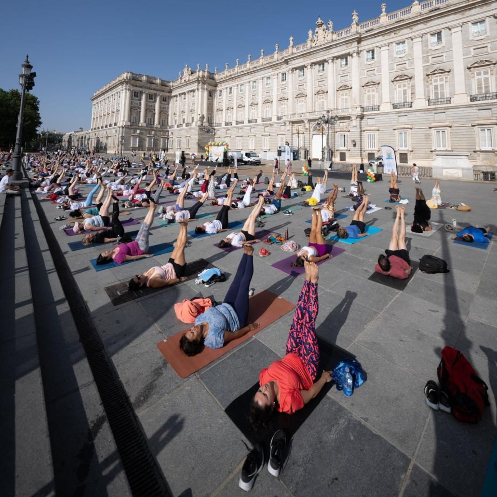 Yoga en Palacio Real de Madrid
