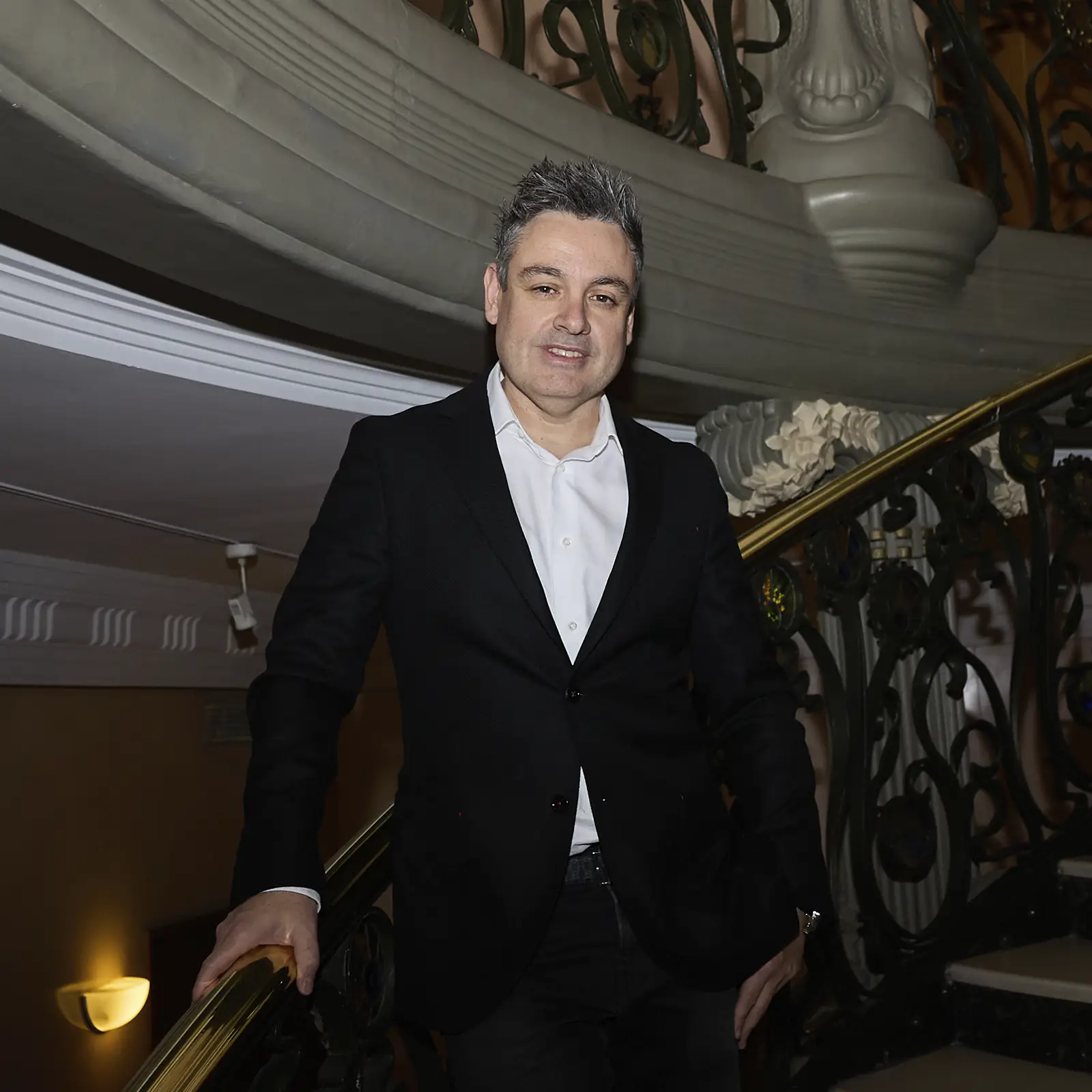 Vicente Álamo durante la presentación de Persephone en Madrid