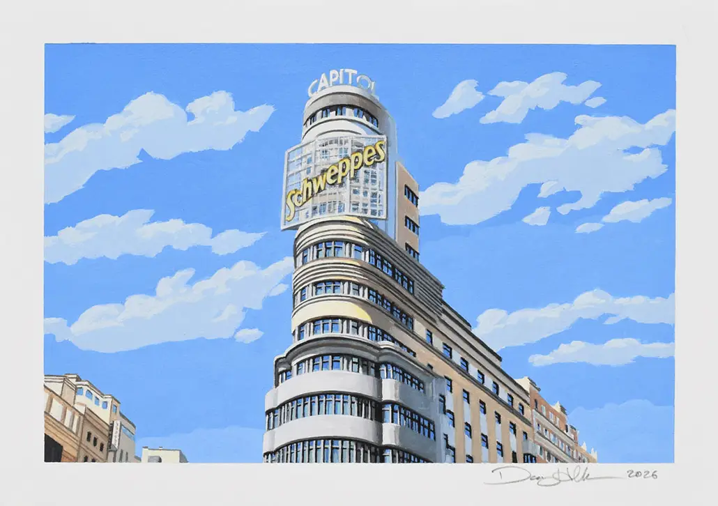 Exposición "Hitos de la arquitectura de Madrid” de Danny Heller
