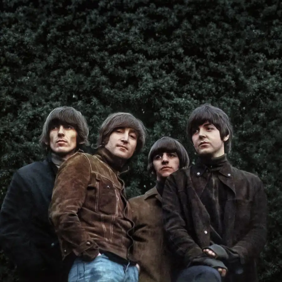 Retrato de The Beatles que se usó para la portada del disco. Foto: Robert Freeman. APPLE CORPS